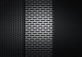 Abstract modern grey perforated metal plate texture Royalty Free Stock Photo