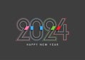 Abstract modern Happy New Year background