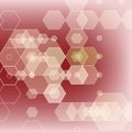 Abstract Modern Hexagonal Medical background design. Geometric abstract background with hexagons. Honeycomb, science and