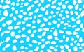 Abstract modern leopard seamless pattern. Animals trendy background. Blue decorative vector stock illustration for print Royalty Free Stock Photo