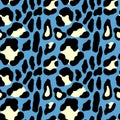 Abstract modern leopard seamless pattern. Animals trendy background. Color decorative vector illustration for print Royalty Free Stock Photo