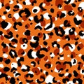 Abstract modern leopard seamless pattern. Animals trendy background. Color decorative vector stock illustration for