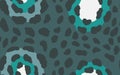 Abstract modern leopard seamless pattern. Animals trendy background. Color decorative vector stock illustration for