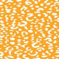 Abstract modern leopard seamless pattern. Animals trendy background. Orange decorative vector stock illustration for Royalty Free Stock Photo