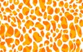 Abstract modern leopard seamless pattern. Animals trendy background. Orange decorative vector stock illustration for Royalty Free Stock Photo