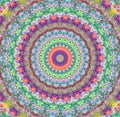 Abstract Modern Mandala Pattern Background