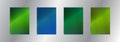 Abstract modern minimal attractive vector banner set