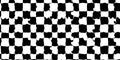 Abstract modern minimal black and white monochrome geometry deformed checker texture background