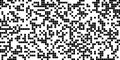 Abstract modern minimal black and white monochrome geometry small squares grid pattern background