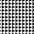 Abstract modern minimal black and white monochrome geometry vertical triangle zig-zag grid texture background
