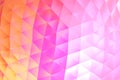 Abstract modern pink and orange geometrical pattern background