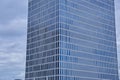 Abstract modern cube architecture with blue sky