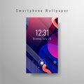 Abstract modern smartphone wallpaper design