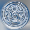Abstract modern swirl background - blue and silver gray colored - sateen material Royalty Free Stock Photo