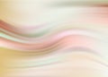 Abstract modern wavy flowing silk, satin background. Vector elegant smooth wave