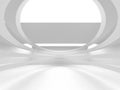 Abstract Modern White Architecture Background Royalty Free Stock Photo