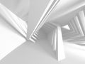 Abstract Modern White Architecture Background Royalty Free Stock Photo