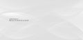 Abstract modern white and gray gradient wave background. Smooth and clean subtle texture creative design. Overlap minimal style