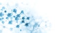 Abstract molecular structure science background Royalty Free Stock Photo