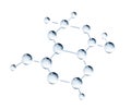 Abstract Molecule Royalty Free Stock Photo