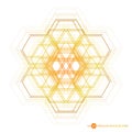 Abstract molecule background. Hexagonal chemistry pattern. Molecular scientific research. Composition of the molecular