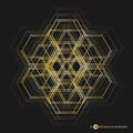 Abstract molecule background. Hexagonal chemistry pattern. Molecular scientific research. Composition of the molecular