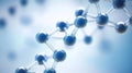 Abstract Molecules Design. Structure of Molecular Connection, Science Background, 3D Rendering Royalty Free Stock Photo
