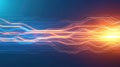 Abstract Momentum Driven Generator with Dynamic Energy Flow and Vibrant Color Contrast