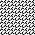 Abstract monochrome arrow seamless pattern