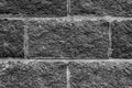 Abstract monochrome background of tile brick wall. Texture surface of stone wall. Royalty Free Stock Photo