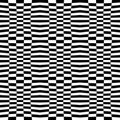 abstract monochrome checkered optical illusion, black and white seamless pattern Royalty Free Stock Photo