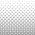 Abstract monochrome ellipse pattern background