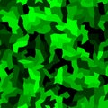 Abstract monochrome emerald green background. Vector polygonal design