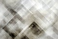 Abstract monochrome geometric pattern with overlapping translucent squares and rectangles creating a textured layered background Royalty Free Stock Photo