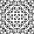 Abstract monochrome pattern with mosaic of distorted squares of