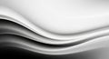Smooth flowing abstract waves of light and shadow in monochrome grayscale gradient creating a dynamic background texture Royalty Free Stock Photo
