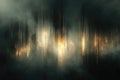 Abstract Moody Digital Composition in Dark Tones