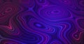 Abstract morphing shapes. Ripples. Background texture. 3D rendered animation. Pink and purple colors