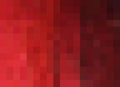 Abstract Mosaic Background in bright red to wine ombre. Pixels background, mosaic, abstract background, illustration background