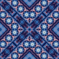Abstract mosaic ethnic pattern