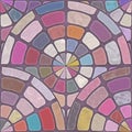 Abstract mosaic geometrics- room intricate interior