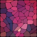 Abstract mosaic pattern consisting of geometric elements