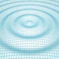 Abstract mosaic swimming pool bottom circle water ripple sound wave background template vector Royalty Free Stock Photo