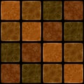 Abstract cinnamon orange brown mosaic tiles pattern