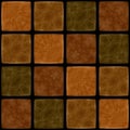 Abstract cinnamon orange brown mosaic tiles pattern Royalty Free Stock Photo