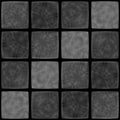 Abstract gray black rendered mosaic tile