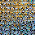 681 Abstract Mosaic Tiles: A contemporary background featuring abstract mosaic tiles in vibrant and harmonious colors that creat Royalty Free Stock Photo