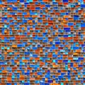 681 Abstract Mosaic Tiles: A contemporary background featuring abstract mosaic tiles in vibrant and harmonious colors that creat Royalty Free Stock Photo