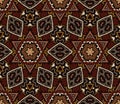 Abstract mosaic vintage ethnic seamless pattern Royalty Free Stock Photo