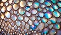 Abstract mother-of-pearl background. Circular and iridescent shapes, elegant surface. Royalty Free Stock Photo